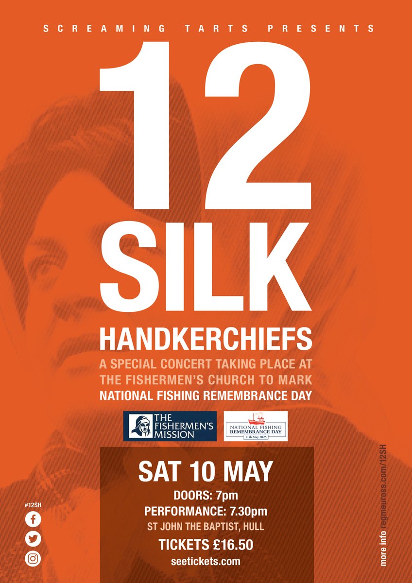Wonderful! <a href="/CarlaGreene84/">Carla_Greene</a> could have talked for hours <a href="/brianlavery59/">Dr Brian W. Lavery 💙</a> about 12 Silk Handkerchiefs on <a href="/RadioHumberside/">BBC Humberside</a>

'listen again' + come to the gig: 
The Fishermen's Church SAT 10 MAY
<a href="/regmeuross/">REG MEUROSS</a> and crew bring the stories back home to Hessle Road 

🎟️seetickets.com/event/12-silk-…