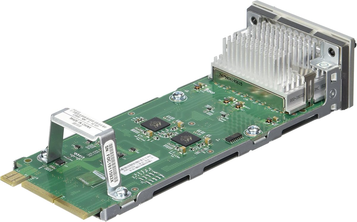 Memory4Less's tweet photo. C3850-NM-4-1G Cisco Catalyst 3850 4-Ports Network Module (Refurbished)
Order Now: https://t.co/s0XvwdwMPb
YT Video: https://t.co/xTKSHi9Zu4
#C3850NM41G #cisco #NetworkModule #C3850NM #GigabitEthernet #EnterpriseNetworking #ITInfrastructure #CiscoCatalyst #NetworkingSolutions https://t.co/fO5TXze1P1