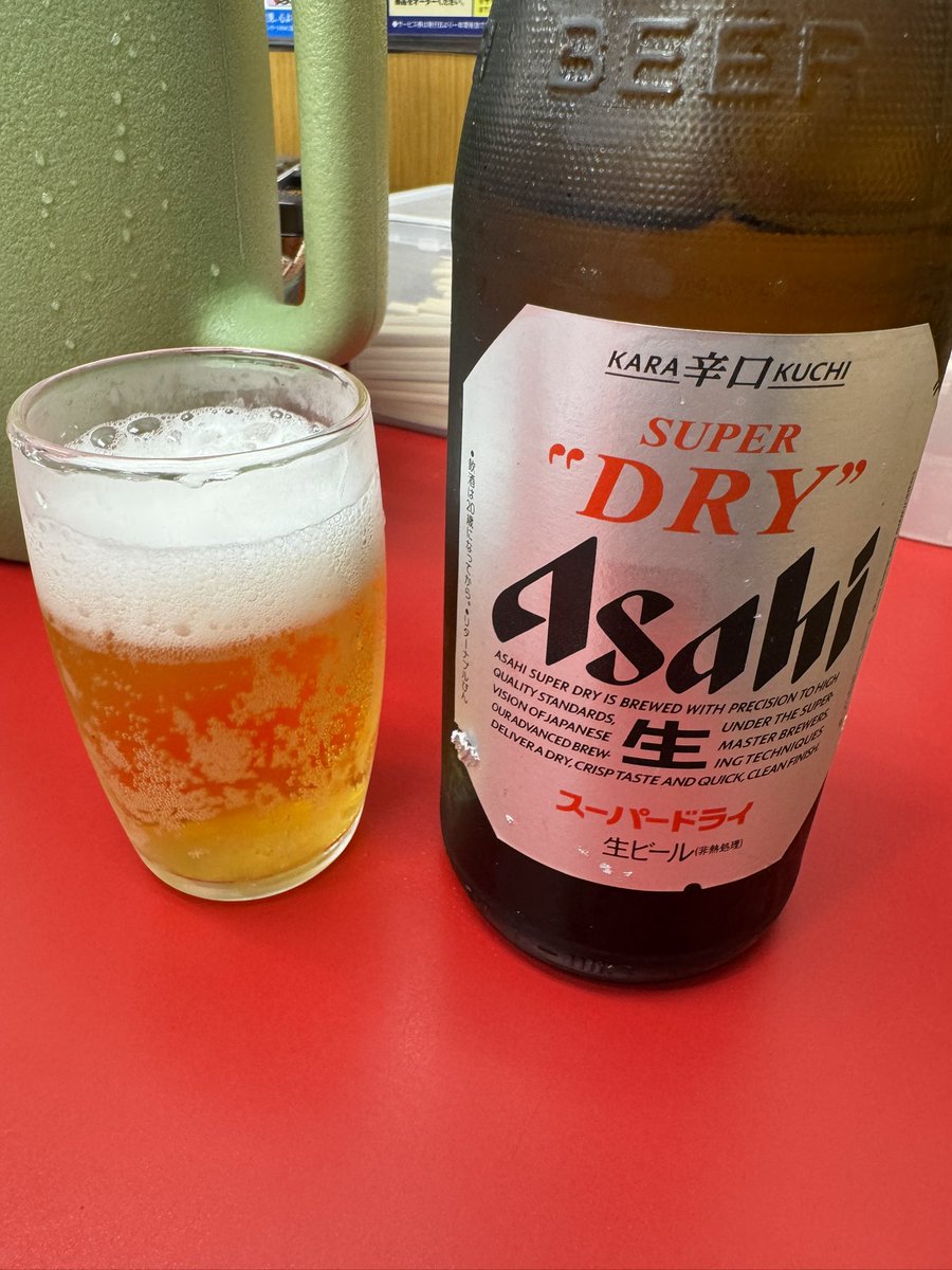 ラーメン屋の瓶ビールからしかとれない栄養がある