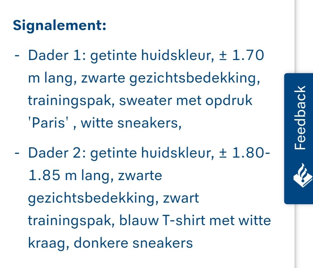 Overval op Hema in Laren door twee personen op fatbike