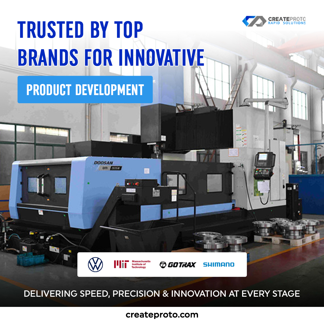 Why Brands Choose CreateProto for Product Development
Brands choose CreateProto for its commitment to precision, efficiency, and innovation. 
Visit: createproto.com/about-createpr…
#ProductDevelopment #RapidPrototyping #CNC #Innovation #ManufacturingSolutions #TechExcellence #CreateProto