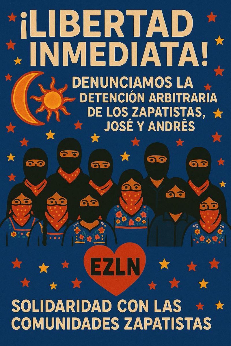#LibertadInmediataZapatistas 
#EZLN