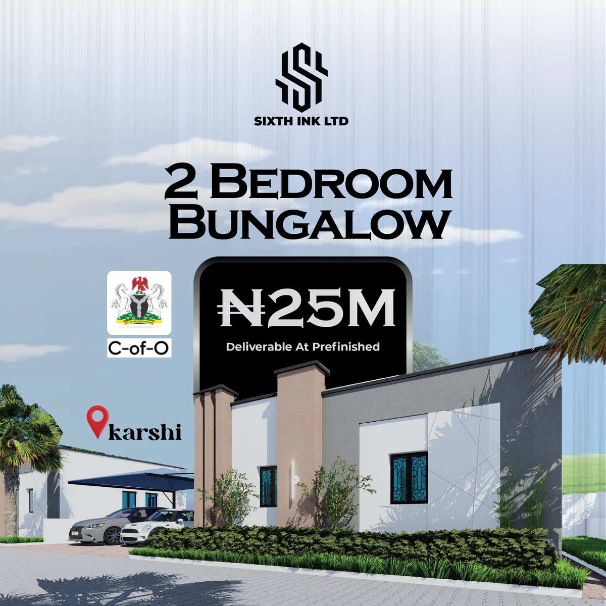 supa_tk's tweet photo. Here is a real estate investment opportunity for you. Located in Karshi, a fully detached bungalow. Going for 25m. Payment plan also available. https://t.co/vkLEFe5KLC