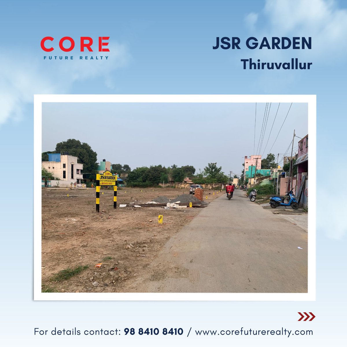 corefuturealty's tweet image. Stunning photos of “JSR GARDEN” Thiruvallur residential plots
Website: corefuturerealty.com
#jsrgarden #thiruvallur #plotdevelopment #investment #realestate #corefuturerealty