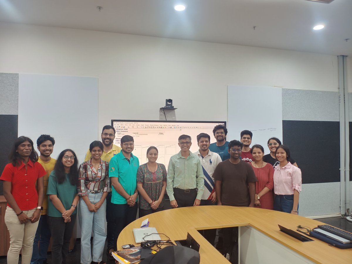 BE, IISc (@be_iisc) on Twitter photo The Department of Bioengineering recently organized a one-day workshop on Design of Experiments for our students, held on 1st May 2025.
We extend our sincere thanks to Dr. Muralidhara Anandamurthy from JMP for conducting this insightful session. <a href="/iiscbangalore/">IISc Bangalore</a> The Department of Bioengineering recently organized a one-day workshop on Design of Experiments for our students, held on 1st May 2025.
We extend our sincere thanks to Dr. Muralidhara Anandamurthy from JMP for conducting this insightful session. <a href="/iiscbangalore/">IISc Bangalore</a>