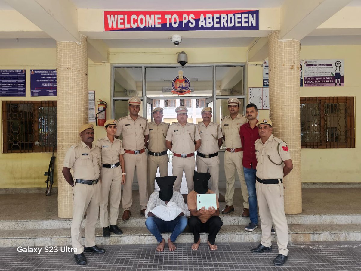 Andaman & Nicobar Police (@andamanpolice) on Twitter photo Major success in the fight against drugs! PS Aberdeen arrested 2 drug peddlers in separate raids, seizing 17.52g meth & 1.5kg Marijuana. Kudos to Insp. Vishal Ram & his team for their swift action.
#WarOnDrugs #AndamanPolice
#DrugsFreeAndaman
<a href="/MediaRN_ANI/">Lt. Governor's Secretariat-Media Cell, A&N Islands</a> <a href="/DGPANIslands/">DGP A&N Islands</a> Major success in the fight against drugs! PS Aberdeen arrested 2 drug peddlers in separate raids, seizing 17.52g meth & 1.5kg Marijuana. Kudos to Insp. Vishal Ram & his team for their swift action.
#WarOnDrugs #AndamanPolice
#DrugsFreeAndaman
<a href="/MediaRN_ANI/">Lt. Governor's Secretariat-Media Cell, A&N Islands</a> <a href="/DGPANIslands/">DGP A&N Islands</a>