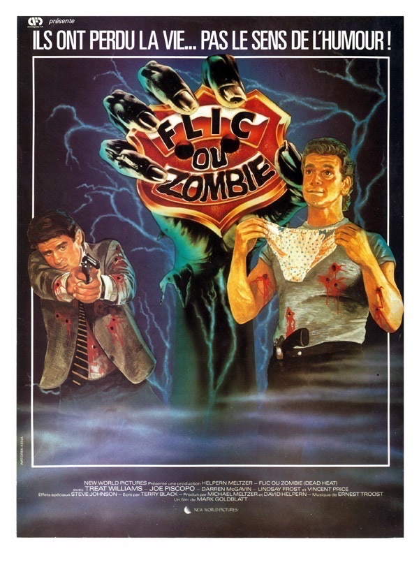 EugWSerra's tweet photo. On May 6, 1988, DEAD HEAT was released in theaters! #DeadHeat1988 #MarkGoldblatt #TreatWilliams #JoePiscopo #LindsayFrost #DarrenMcGavin #VincentPrice #ClareKirkconnell #KeyeLuke #RobertPicardo #ProfessorToruTanaka #SteveJohnson https://t.co/BdLCxbdxRg