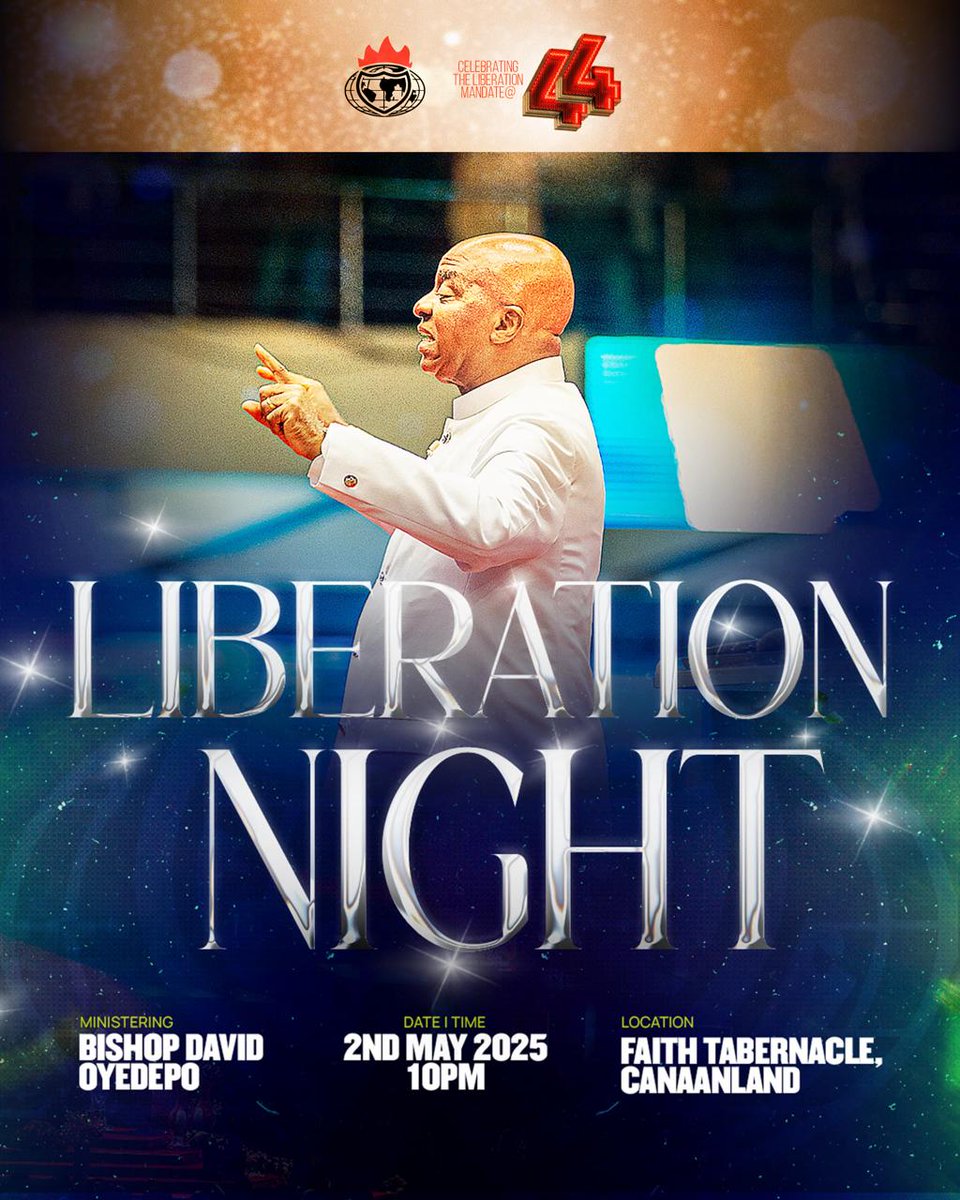 When praises go up, blessings come down. Our thanksgiving and praises have risen, and God is set to respond!

The One Who has been our Ebenezer for the past 44 years will yet again pour out His graces upon us for the years to come.

Time: 10 p.m.