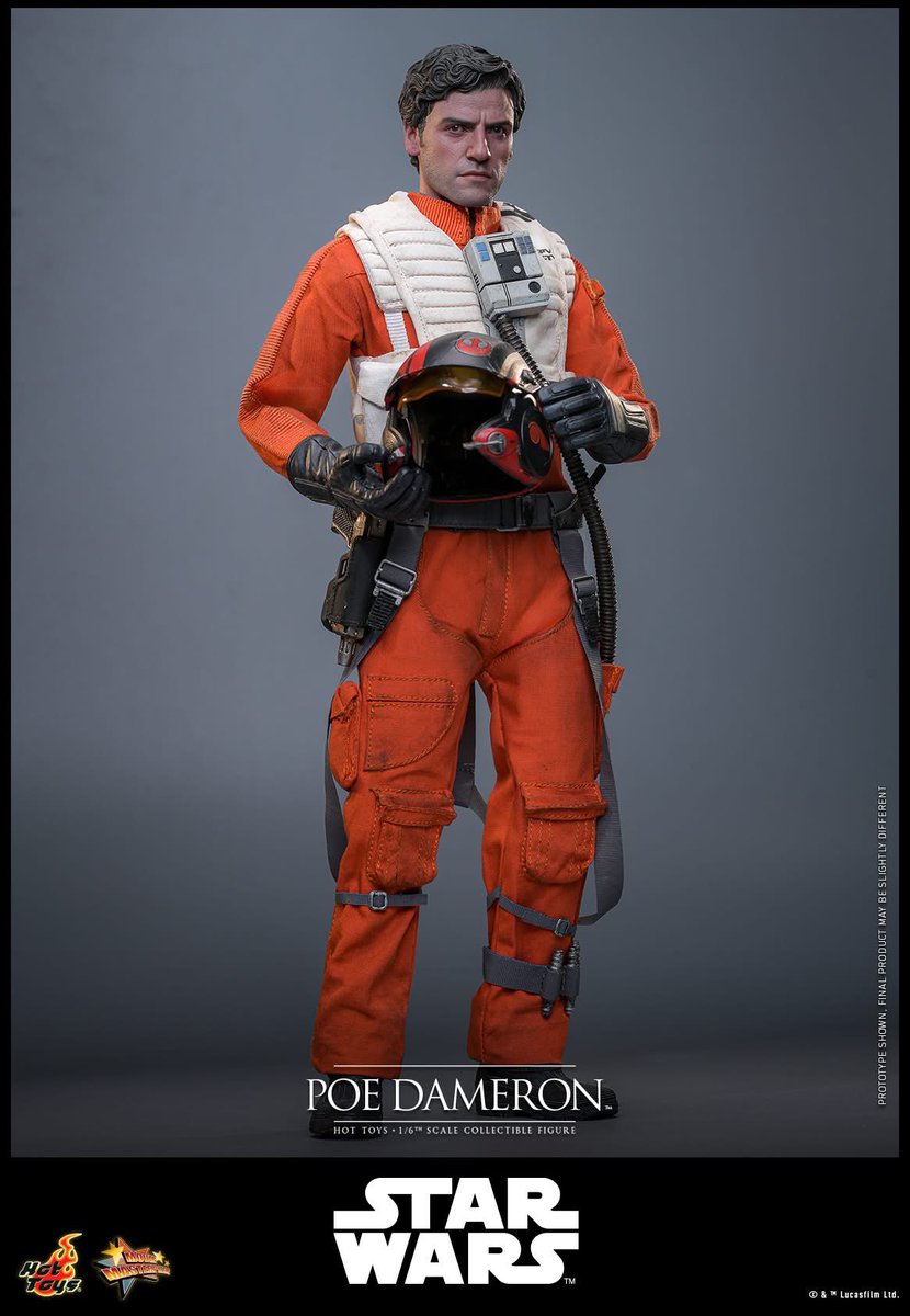 one6Update's tweet photo. #HotToys announced the Poe Dameron from the Force Awakens.

🧵1

#Sixth #SixthScale #HotToysCollectibles #ホットトイズ #Maythe4th #StarWars https://t.co/5kQPBaZRlX