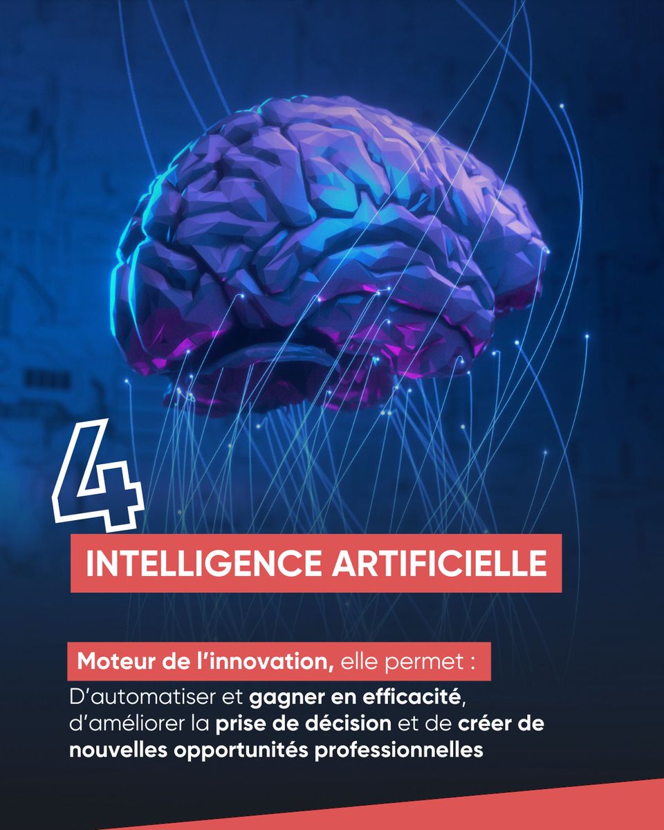 🚀Et si on faisait le point sur les #compétences clés de 2025 ?  

L’#IA, aujourd’hui incontournable, est dans le #top4 des savoir-faire les plus recherchés selon #LinkedIn.

📚Parce que se former, c’est tout au long de la vie…

 👉Plus d'informations : urlr.me/Rf5Wgv