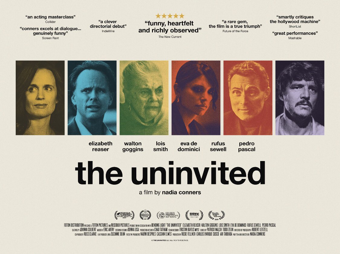 Our friends at <a href="/ReclaimTheFrame/">Reclaim The Frame</a> are hosting a very special preview screening of THE UNINVITED at Garden Cinema next week, followed by a Q+A with director/writer Nadia Conners.

🗓 Thursday 8 May, 7:45pm
📍Garden Cinema, London
🎟️ thegardencinema.co.uk/film/the-uninv…