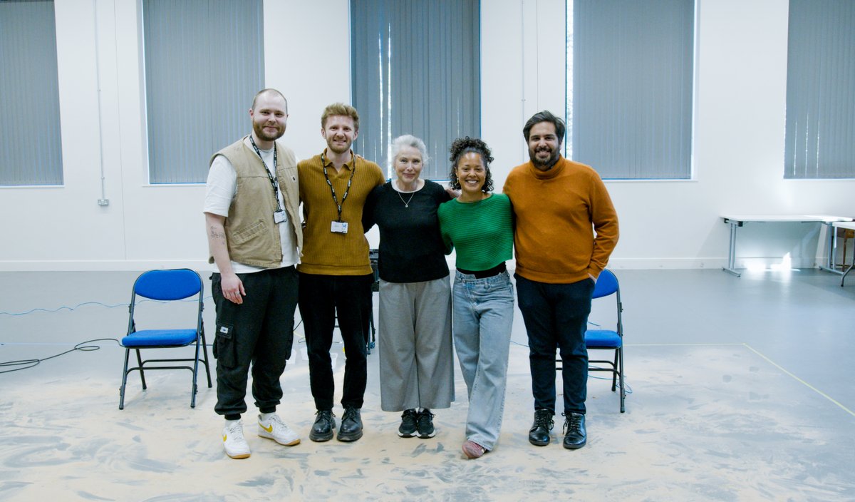 Wrinkled R&amp;D Mercury Theatre 2025. 

“Innit mad the one thing in life we don’t choose is our neighbours. We just get lumped with’em. Like a death sentence.” 

Written by Georgie Bailey, featuring Amaia Naima Aguinaga &amp; Rowena Bentley. 

Excited to see what the future holds 🌊