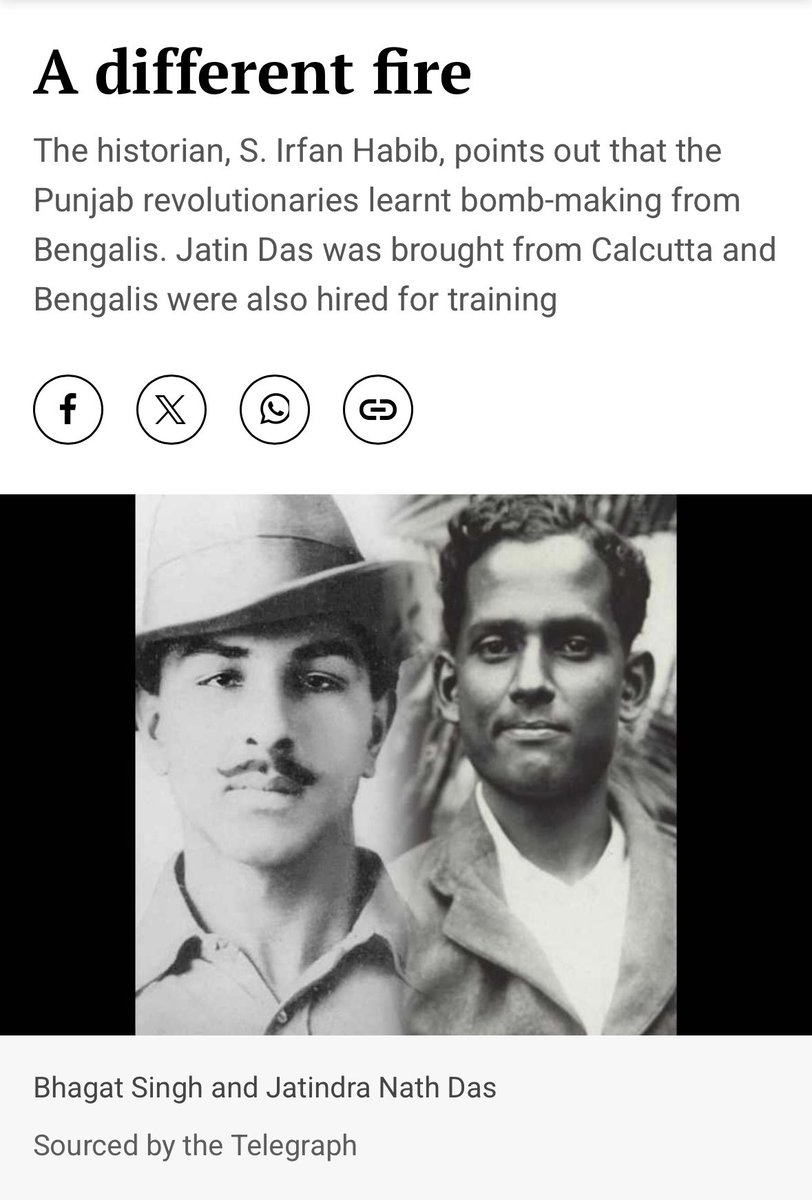 jyotsna mohan (@jyotsnamohan) on Twitter photo Where I write about the unusual friendship of two revolutionaries during the Raj, my Punjabi grandfather Virendra & Jatin Das’s brother, Kiron. For more read #Pratap A Defiant Newspaper. <a href="/cmvohra/">Chander Mohan</a> <a href="/HarperCollinsIN/">HarperCollins</a> <a href="/opinion_tt/">TTOpinion</a> #BritishRaj #Bengal
telegraphindia.com/opinion/a-diff… Where I write about the unusual friendship of two revolutionaries during the Raj, my Punjabi grandfather Virendra & Jatin Das’s brother, Kiron. For more read #Pratap A Defiant Newspaper. <a href="/cmvohra/">Chander Mohan</a> <a href="/HarperCollinsIN/">HarperCollins</a> <a href="/opinion_tt/">TTOpinion</a> #BritishRaj #Bengal
telegraphindia.com/opinion/a-diff…