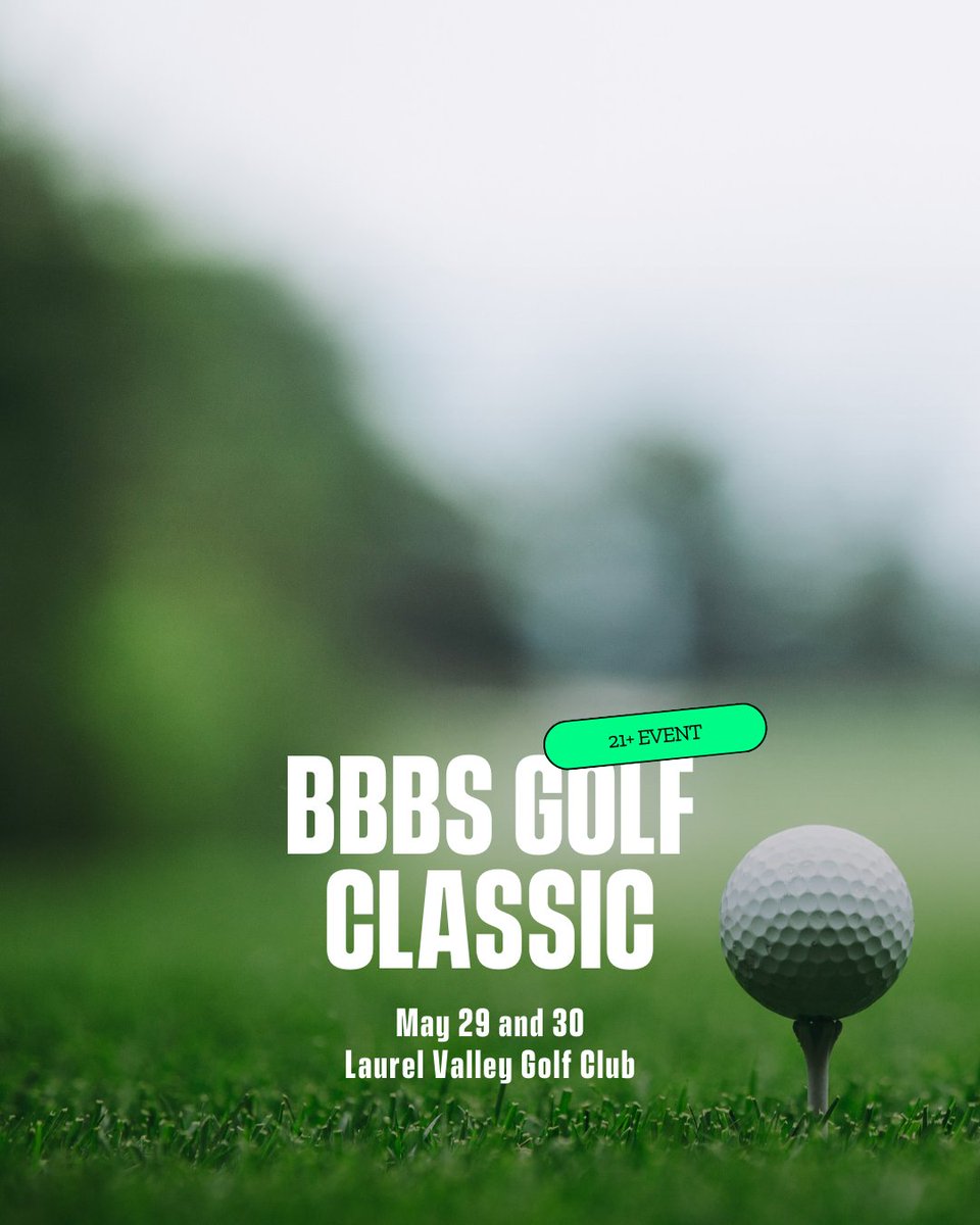 BBBS of Greater Pgh (@bbbspgh) on Twitter photo Tee off for a cause! ā³ļø
Join us May 29ā30 at the exclusive Laurel Valley Golf Club for the 2025 BBBS Golf Classicā2 days of elite golf, gourmet dining & unforgettable impact.
Only 12 foursomes left for Friday!
Email sblike@bbbspgh.org to reserve your spot. š Tee off for a cause! ā³ļø
Join us May 29ā30 at the exclusive Laurel Valley Golf Club for the 2025 BBBS Golf Classicā2 days of elite golf, gourmet dining & unforgettable impact.
Only 12 foursomes left for Friday!
Email sblike@bbbspgh.org to reserve your spot. š