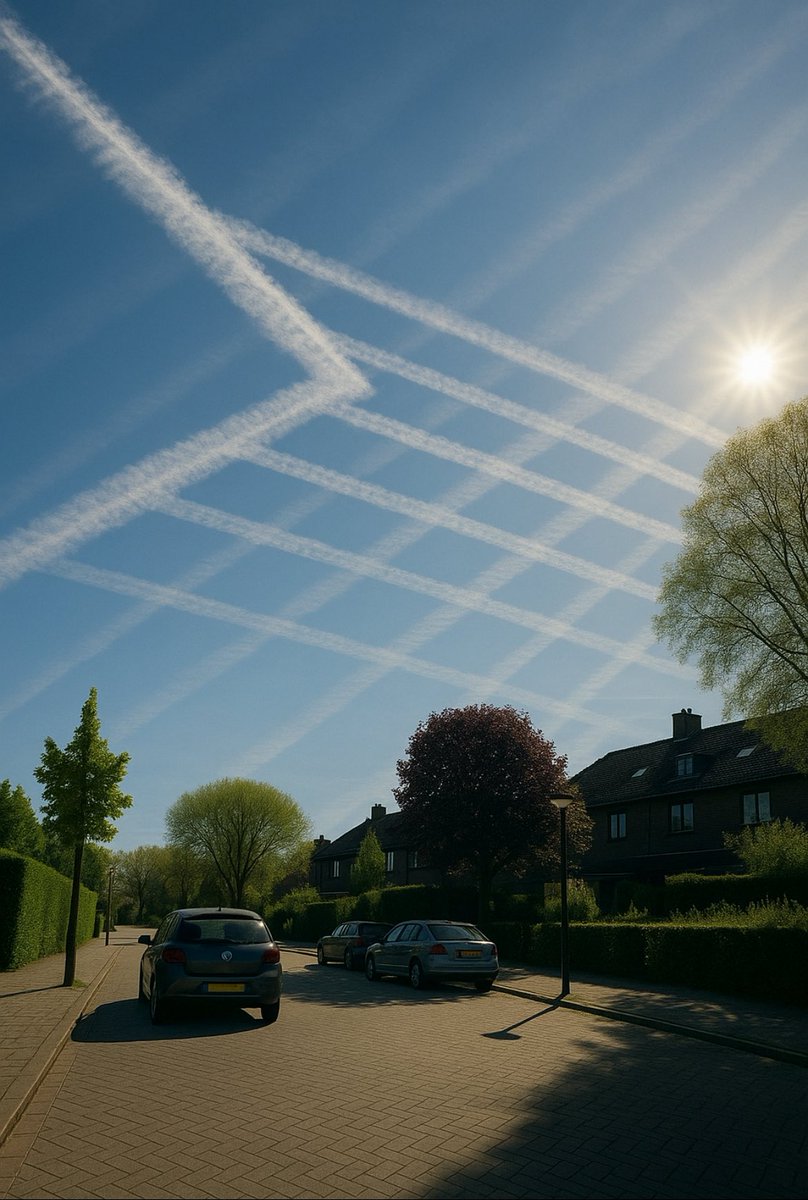 Wat proberen ze hier duidelijk te maken?
Komt me bekend voor die vlag!
#chemtrails #joke