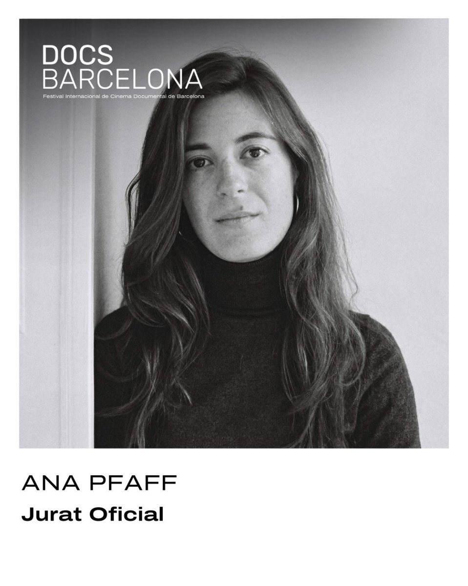 DocsBarcelona's tweet image. Us presentem el jurat oficial d'aquest any al #Docs2025!  

ANNA PFAFF: Editora de cinema
