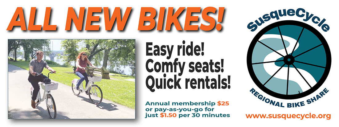 #Susquecycle is rolling into spring! Visit the website, download the app &amp; take a spin! sbee.link/c643upmrqw #Harrisburg #CentralPA #biking #cycling #bikeshare