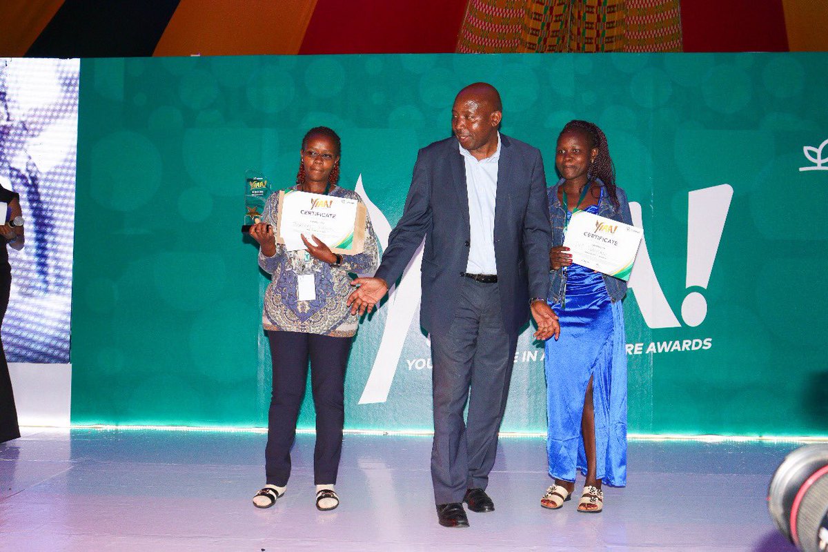 🎊 Congratulations to our Young People in Agriculture Awards, Mixed Farming Category Winners! 🎊
 
Winner: Margaret Muthoni from South Rift
1st Runner-up: Ivy Wambani from Western

🇰🇪 Kenya’s youth are brimming with potential, and with YIAA! that potential has truly shone
