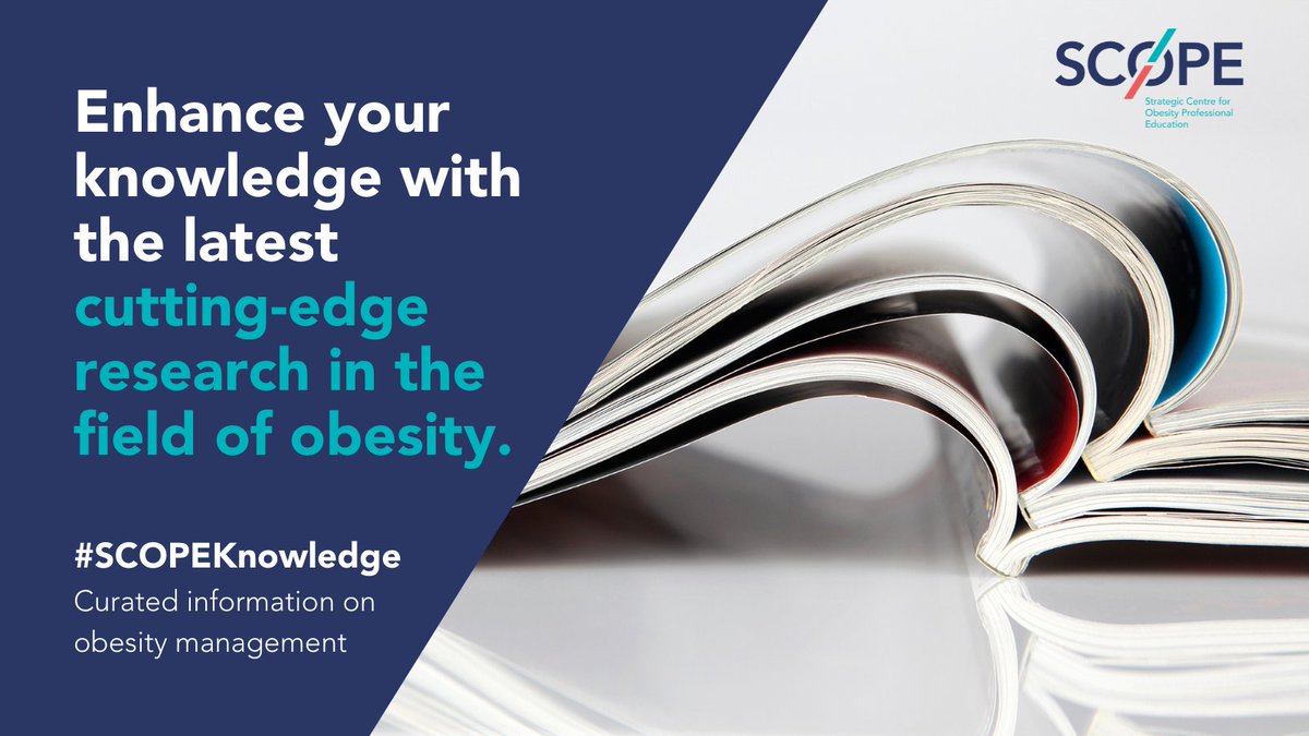 SCOPE (@scopeobesity) on Twitter photo Enhance your knowledge of #obesity with <a href="/WorldObesity/">World Obesity</a>'s scientific journals featuring the latest cutting-edge research in the field of #obesity. #SCOPEKnowledge
🩺 Clinical Obesity
🧒 Pediatric Obesity
📑 Obesity Reviews
⚗️ Obesity Science & Practice
➡️ worldobesity.org/resources/jour… Enhance your knowledge of #obesity with <a href="/WorldObesity/">World Obesity</a>'s scientific journals featuring the latest cutting-edge research in the field of #obesity. #SCOPEKnowledge
🩺 Clinical Obesity
🧒 Pediatric Obesity
📑 Obesity Reviews
⚗️ Obesity Science & Practice
➡️ worldobesity.org/resources/jour…