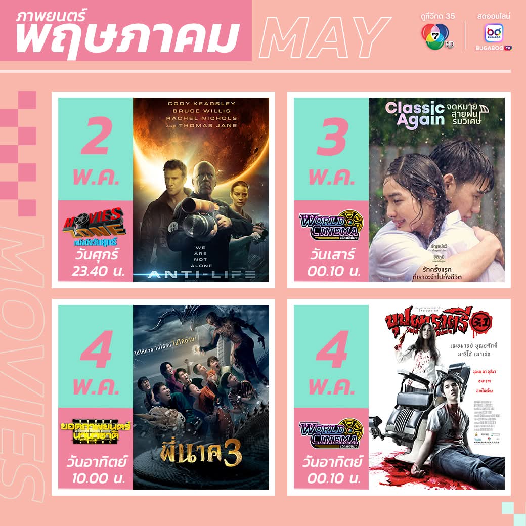 MRanchOfficial's tweet photo. มาแล้วค่าทุกคน ใครที่คิดถึงภาพยนต์น้องมิ้นท์ 3 พ.ค นี้ ทาง Ch7hd #classicagain มีใครคิดถึงบ้างคะ แอดก็คิดถึง
📣 ภาพยนตร์ในสัปดาห์นี้ ที่ #ช่อง7HD 🎥🎞️
#ยอดภาพยนตร์นานาชาติ
#Movieszoneหนังดังวันศุกร์
#WorldCinema #เพื่อนคนนอนดึก
#Ch7HD
#Ch7HDEntertainment
#มิ้นท์รัญชน์รวี #mintranch