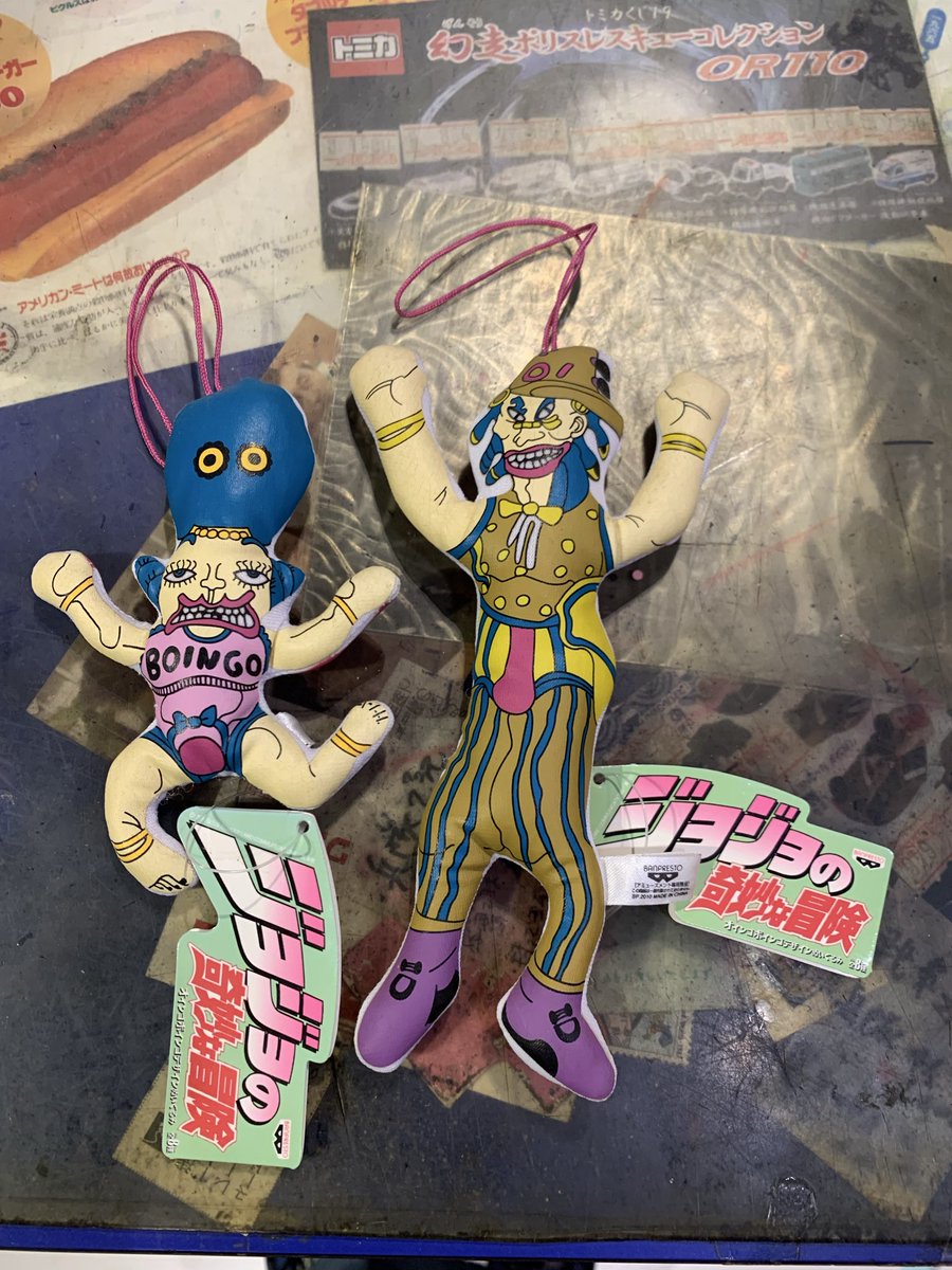 ジョジョの奇妙な冒険 オインゴボインゴ デザイン ぬいぐるみ ホル
