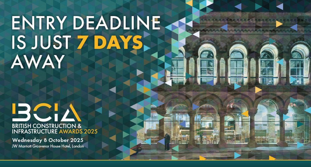 The 2025 British Construction &amp; Infrastructure Awards deadline is fast approaching – entries close at midnight on Friday 9 May! ⏳

🔗 Don’t miss your chance to be part of it – enter now: ow.ly/M1uL50VH5YT
