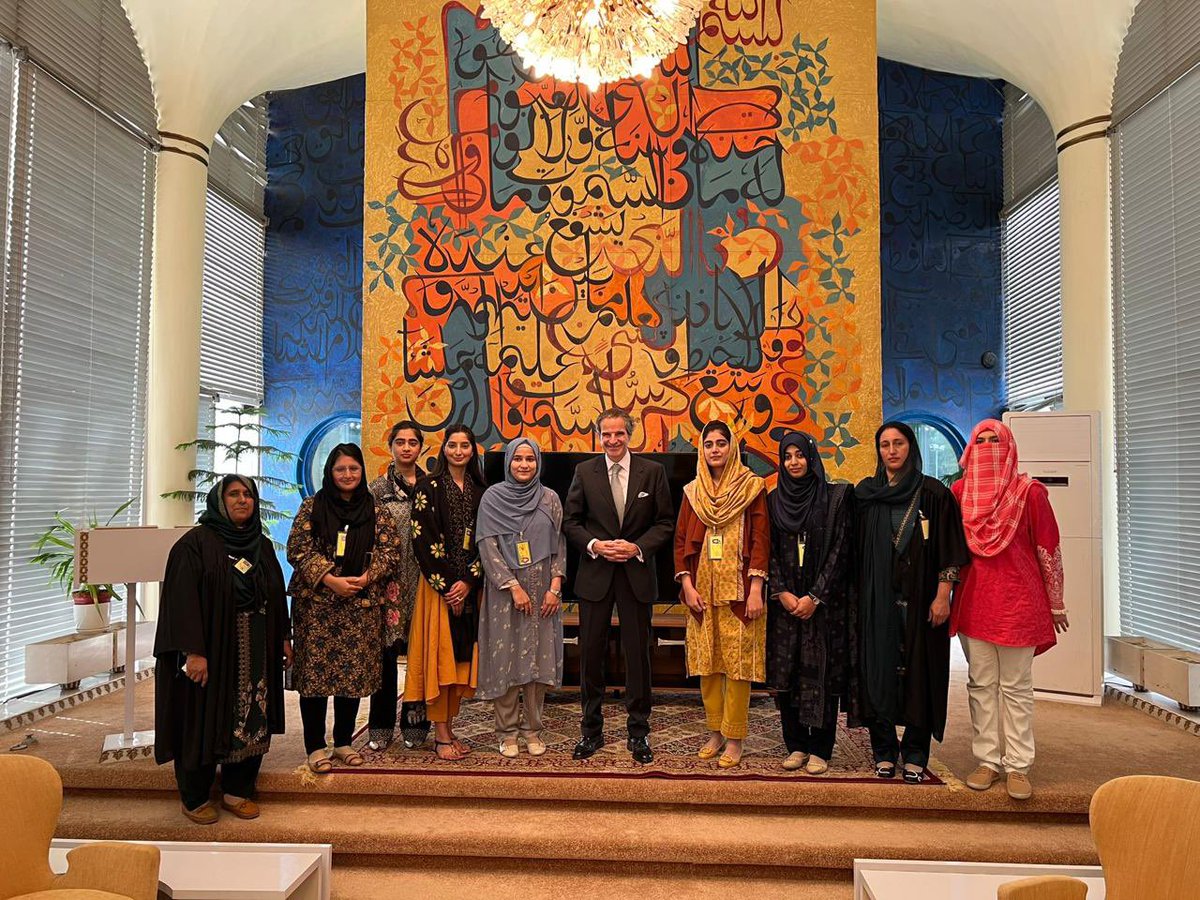 Rafael Mariano Grossi (@rafaelmgrossi) on Twitter photo Thanks to Pakistan for 20 fully funded scholarships at all levels in nuclear science and technology at <a href="/PieasOfficial/">PIEAS.Official</a>, an @IAEAorg Collaborating Centre. This is in addition to 🇵🇰’s MSCFP support - a valuable contribution to capacity building and the pursuit of nuclear excellence. Thanks to Pakistan for 20 fully funded scholarships at all levels in nuclear science and technology at <a href="/PieasOfficial/">PIEAS.Official</a>, an @IAEAorg Collaborating Centre. This is in addition to 🇵🇰’s MSCFP support - a valuable contribution to capacity building and the pursuit of nuclear excellence.