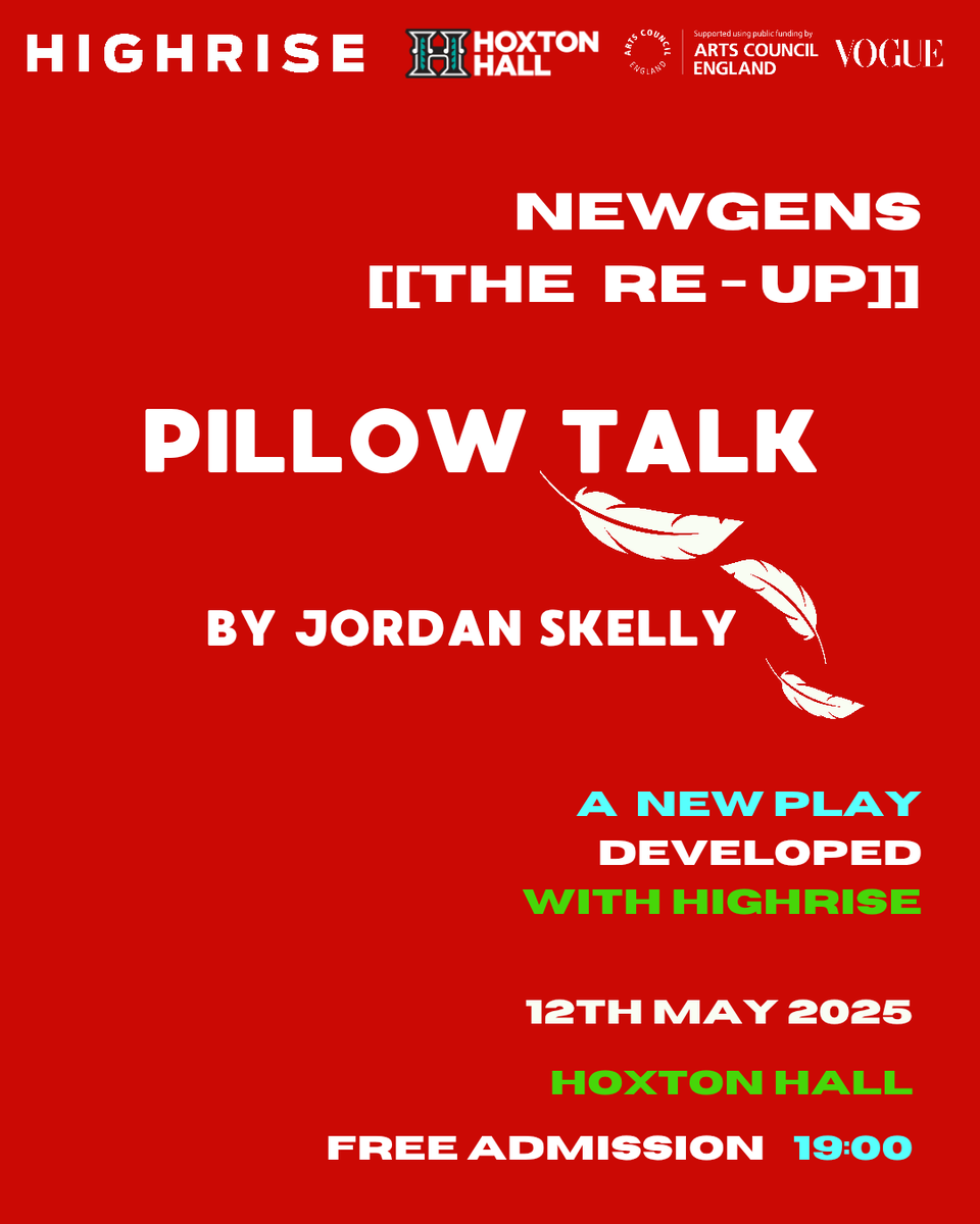 NEWGENS: THE RE-UP
INTRODUCING:

PILLOW TALK explores addiction, neurodivergence, grief, mental health &amp; insomnia through the lens of J, a twenty something insomniac. Throughout one night, J is visited by Sleep, Insomnia, Blackout &amp; more, questioning what's real &amp; what's a dream?