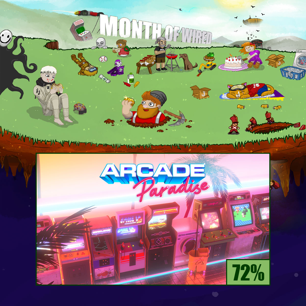 KingWashArcade's tweet image. The #MonthofWired is live on Steam!
Find your new favourite indie games.
🕹️: wired.gg/MonthofWired