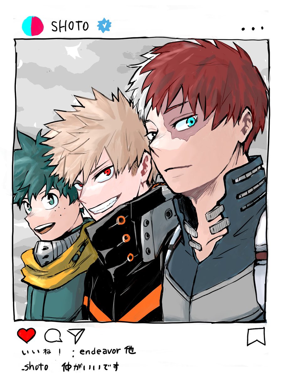 bobby_riko's tweet image. プロヒ轟君爆豪デク
爆豪楽しそうだったから描き直した