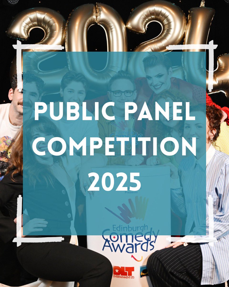 Edinburgh Comedy Awards (@comedyawards) on Twitter photo PUBLIC PANEL COMPETITION 2025! 
Do you have what it takes to be an Edinburgh Comedy Award Panellist? 
For more information visit our webpage!
comedyawards.co.uk/the-panel/comp… PUBLIC PANEL COMPETITION 2025! 
Do you have what it takes to be an Edinburgh Comedy Award Panellist? 
For more information visit our webpage!
comedyawards.co.uk/the-panel/comp…