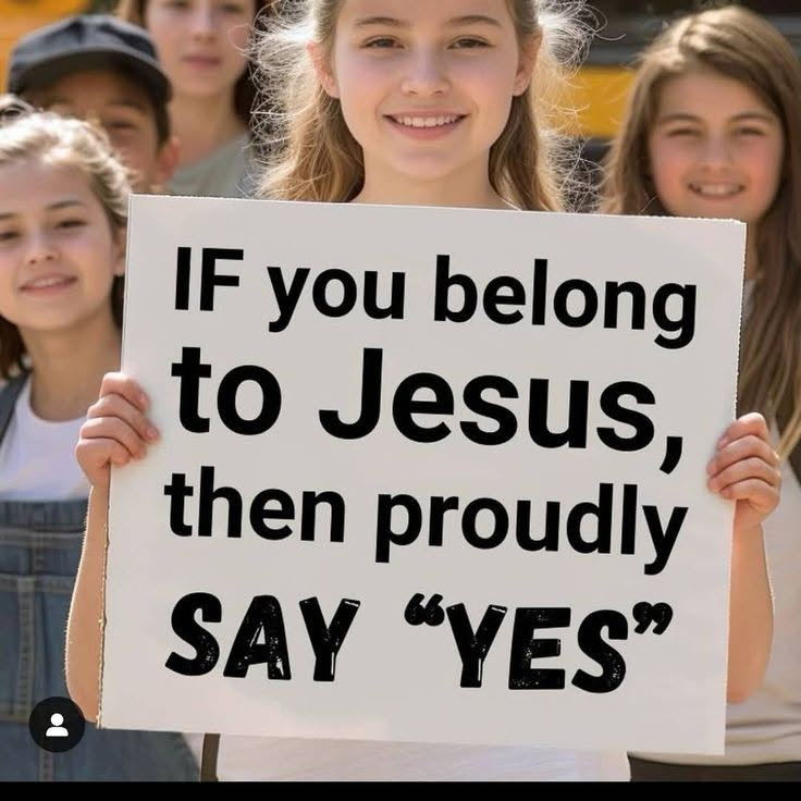 If you belong to Jesus,  type 'Yes'. 🙏🏻