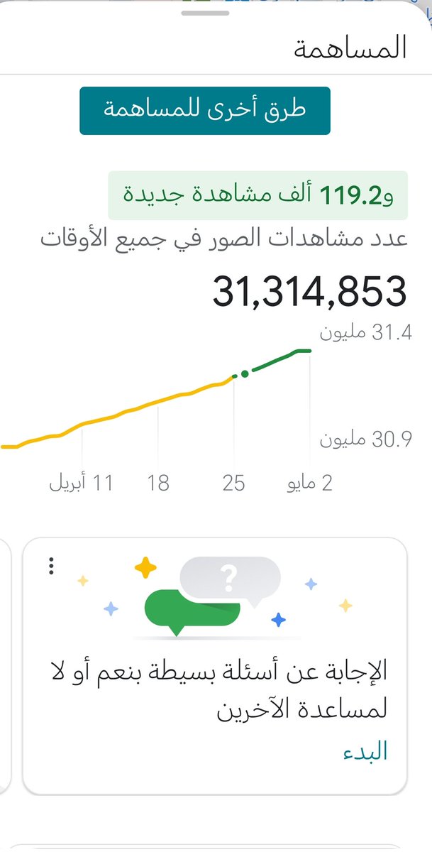 flm_lilas's tweet photo. جمعة مباركة
هل يوجد شركات داخل المملكة العربية السعودية أو خارجها مهتمة باستثمار مشاهدات خرائط جوجل الخاصة بالمرشدين المحليين وتحويلها إلى فرص استثمارية يمكن أن يستفيد منها جميع الأطراف (ضمن الأطر القانونية وأنظمة النشر والإعلان) ؟
هناك أفكار عديدة يمكن مناقشتها مع المهتمين https://t.co/KBxrBS5EXq