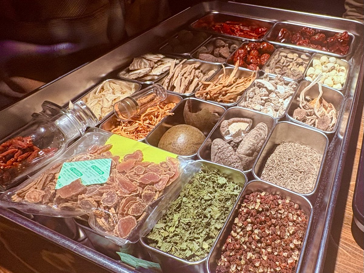 ソロ活女子のススメを見て以来、ずっと気になっていた、ひなべねこに来てみました☺️薬膳火鍋美味しかった♪