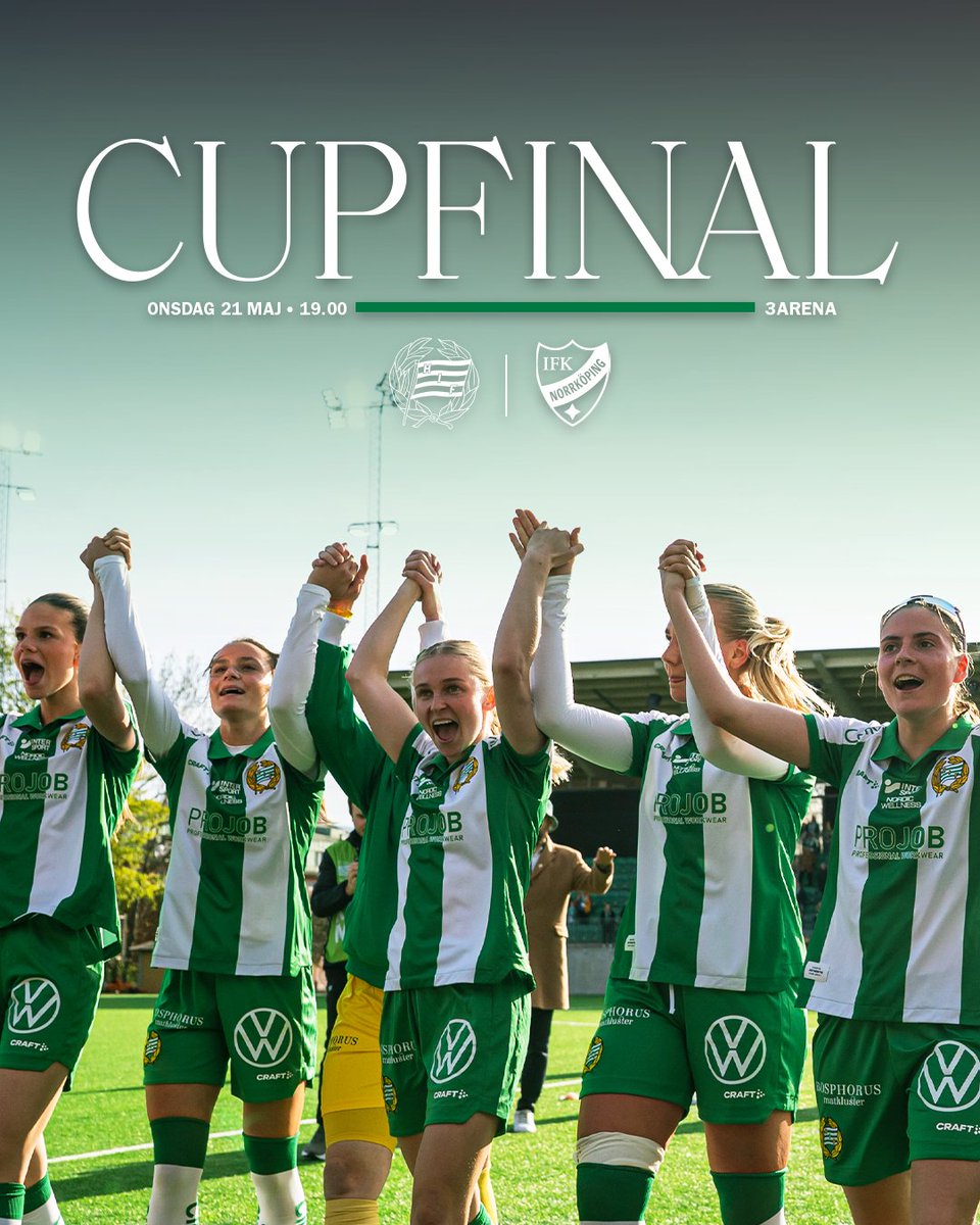hammarbyfotboll's tweet photo. Det är nu spikat att cupfinalen mellan Hammarby och Norrköping tidigareläggs och spelas onsdag den 21 maj 19.00 på 3Arena. Sköna maj blev således ännu skönare.

Information om biljettsläpp följer så snart alla detaljer är satta. 

#Bajen https://t.co/Ywxq4LElgk