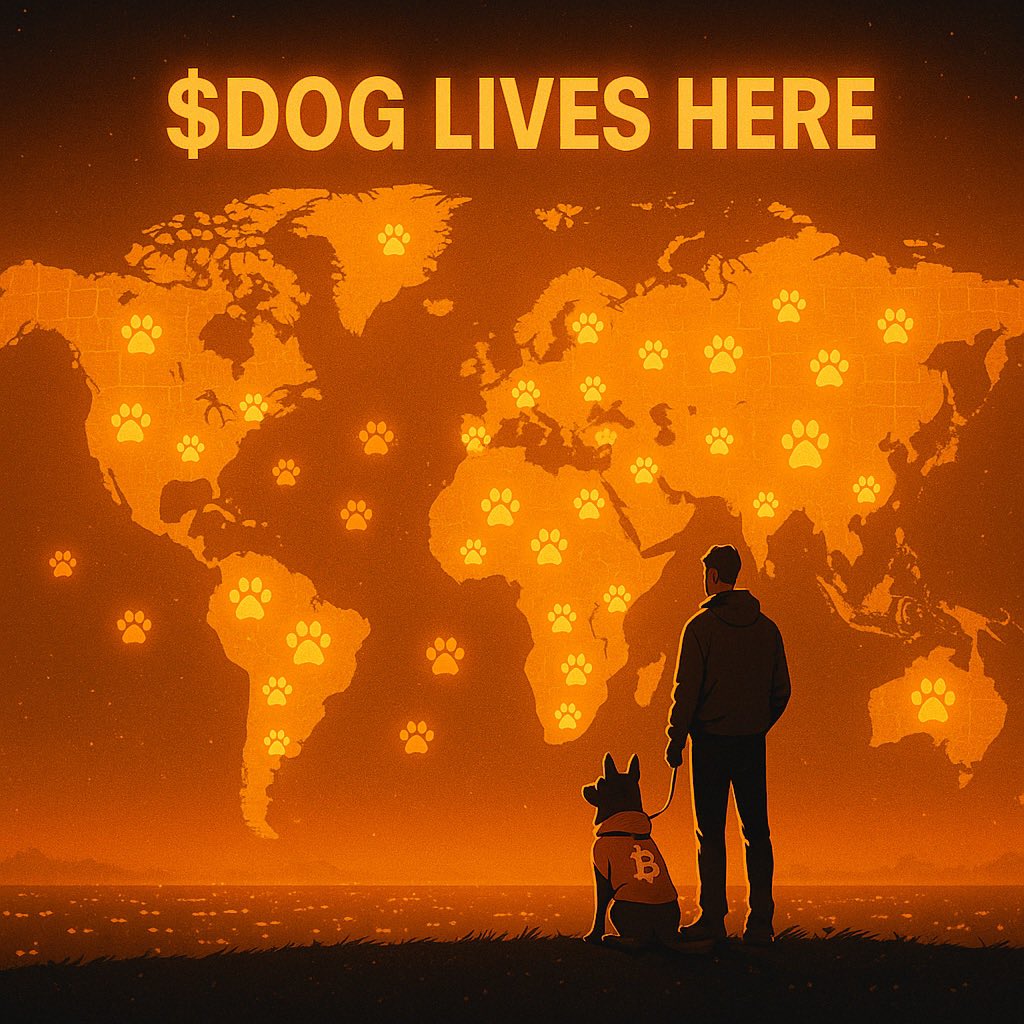 rowolution's tweet photo. The $DOG pack has no borders.
We bark in different languages — but we howl for the same cause.
Fairness. Joy. Decentralization.
This is the first meme that connects the world.
#DOGEverywhere
#TheWayOfDOG
#GlobalPack https://t.co/W3Xyh6ouAp