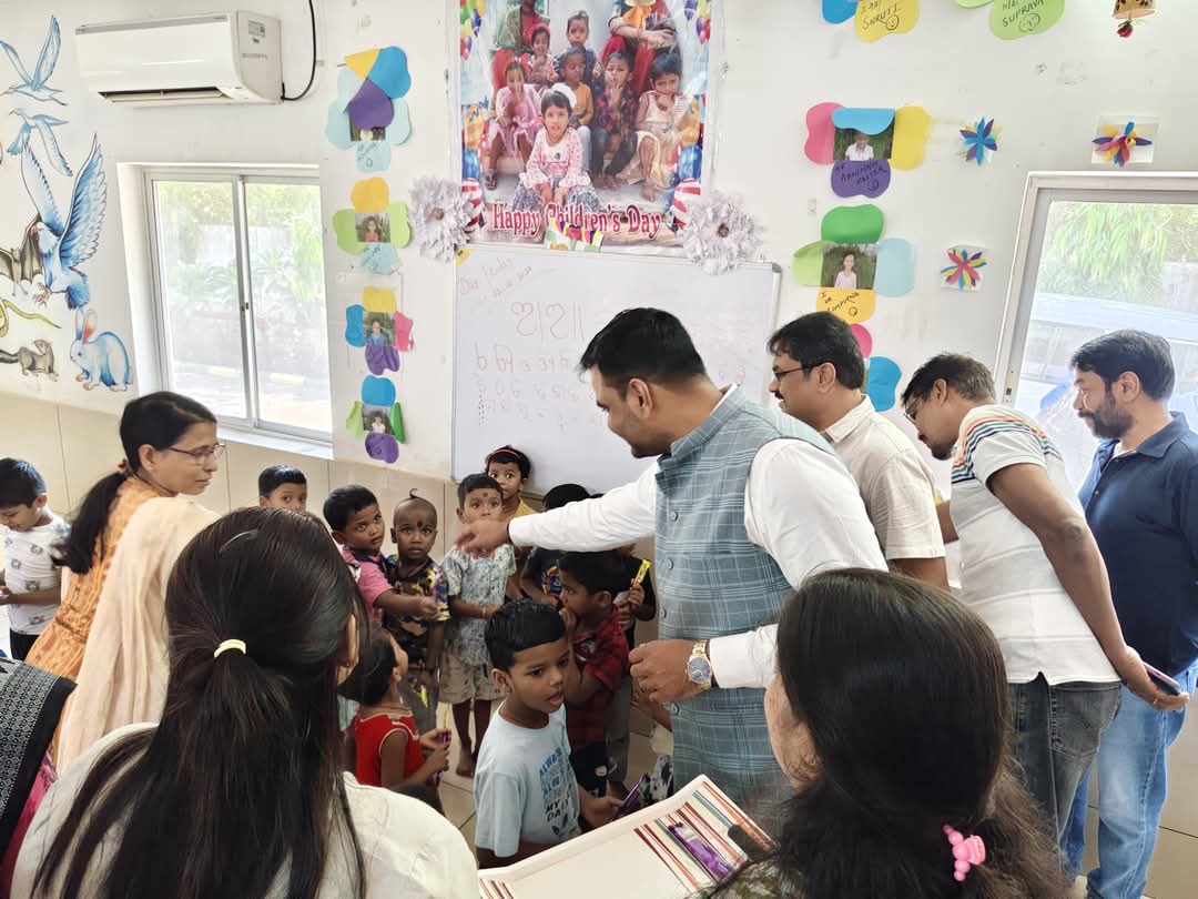 Had the pleasure of visiting M/s Shahi Exports Creche facility today, where I spent time chatting, playing and learning alongside the children. Their bright smiles and endless curiosity made our interaction truly memorable.