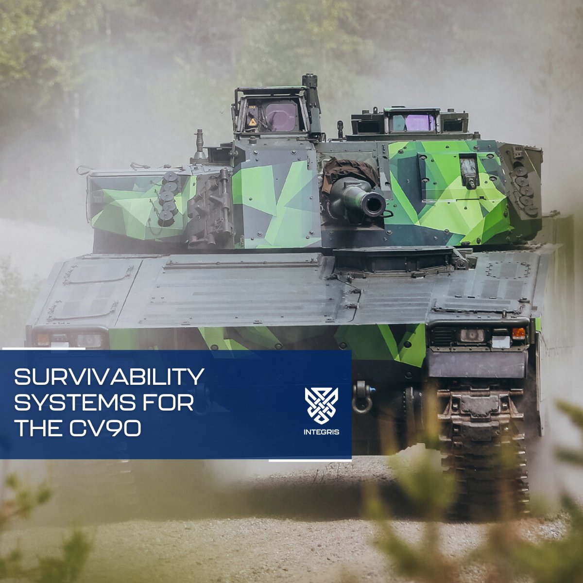 Integris Composites has been selected by BAE Systems Hägglunds to provide advanced ballistic protection for additional CV90 Infantry Fighting Vehicles (IFVs) destined for two European nations.