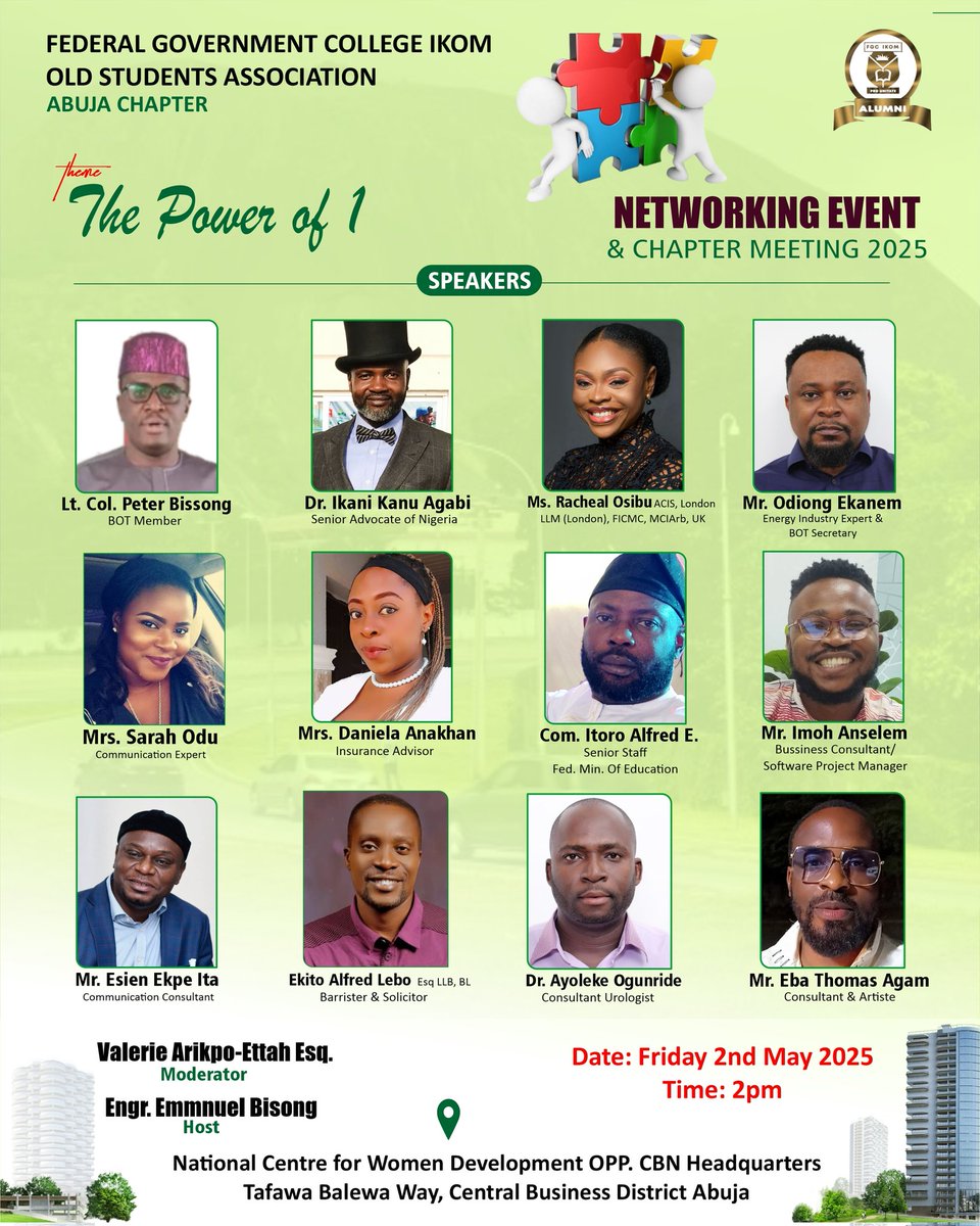 *ABUJA CHAPTER... IT'S TIME TO LEVEL UP!!!* 

Ready to unlock career secrets? Hungry for industry insights that ignite growth? This event is *YOUR* golden ticket to thriving, flourishing, and dominating your professional sphere!