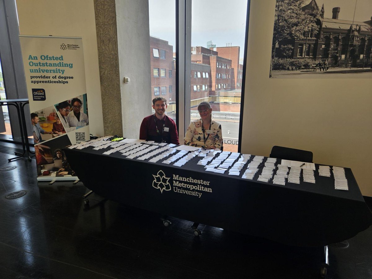Degree Apprenticeships at Manchester Met (@mmuapprentice) on Twitter photo We’re excited to welcome all apprentices and graduates to the <a href="/AssocApprentice/">Association of Apprentices</a> Networking Event at <a href="/McrSchArt/">Manchester School of Art</a>.
We are looking forward to an afternoon of valuable networking and insightful discussions with our apprenticeship community.
See you at 1:00pm! We’re excited to welcome all apprentices and graduates to the <a href="/AssocApprentice/">Association of Apprentices</a> Networking Event at <a href="/McrSchArt/">Manchester School of Art</a>.
We are looking forward to an afternoon of valuable networking and insightful discussions with our apprenticeship community.
See you at 1:00pm!