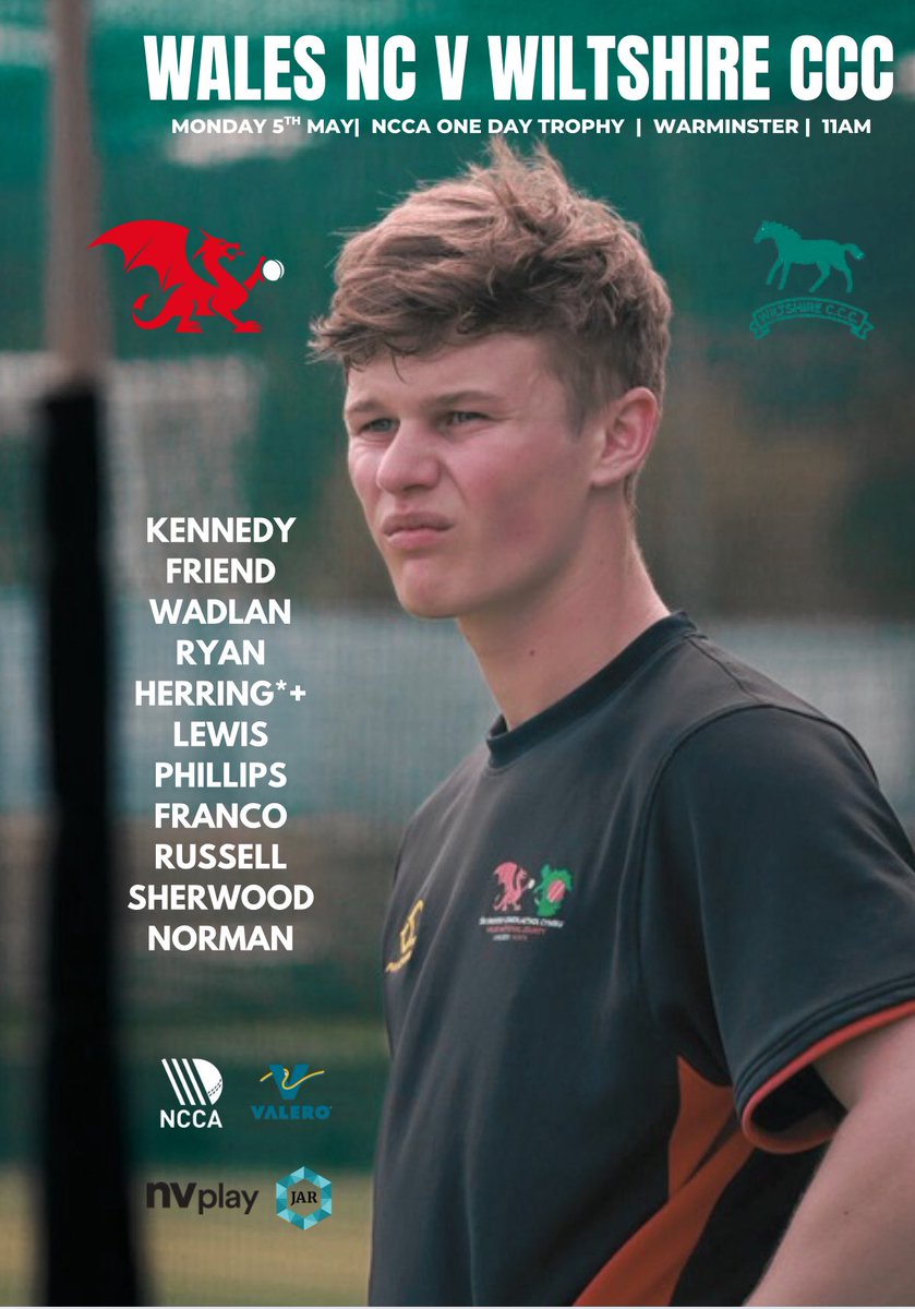 Wales National County 🏴🏏 (@walesncounty) on Twitter photo 🏴 Your Wales NC teams for a crucial <a href="/NCCA_uk/">NCCA (National Counties Cricket Association)</a> One Day Trophy double header this weekend!
🗓️ Sun
🆚 <a href="/hertscricket/">Hertfordshire Cricket</a>
📍 <a href="/sudbrookcc/">Sudbrook CC</a>
📺 ✅
🗓️ Mon
🆚 <a href="/wiltsccc_scores/">Wiltshire CCC</a>
📍<a href="/WarminsterCC/">Warminster Cricket</a>
📺 ✅
🔗 Match previews
cricketwales.org.uk/news/double-he…
4️⃣ <a href="/WalesNCNorth/">Wales National County (North) 🏴🏏</a> players in the XI on Monday! 🏴 Your Wales NC teams for a crucial <a href="/NCCA_uk/">NCCA (National Counties Cricket Association)</a> One Day Trophy double header this weekend!
🗓️ Sun
🆚 <a href="/hertscricket/">Hertfordshire Cricket</a>
📍 <a href="/sudbrookcc/">Sudbrook CC</a>
📺 ✅
🗓️ Mon
🆚 <a href="/wiltsccc_scores/">Wiltshire CCC</a>
📍<a href="/WarminsterCC/">Warminster Cricket</a>
📺 ✅
🔗 Match previews
cricketwales.org.uk/news/double-he…
4️⃣ <a href="/WalesNCNorth/">Wales National County (North) 🏴🏏</a> players in the XI on Monday!