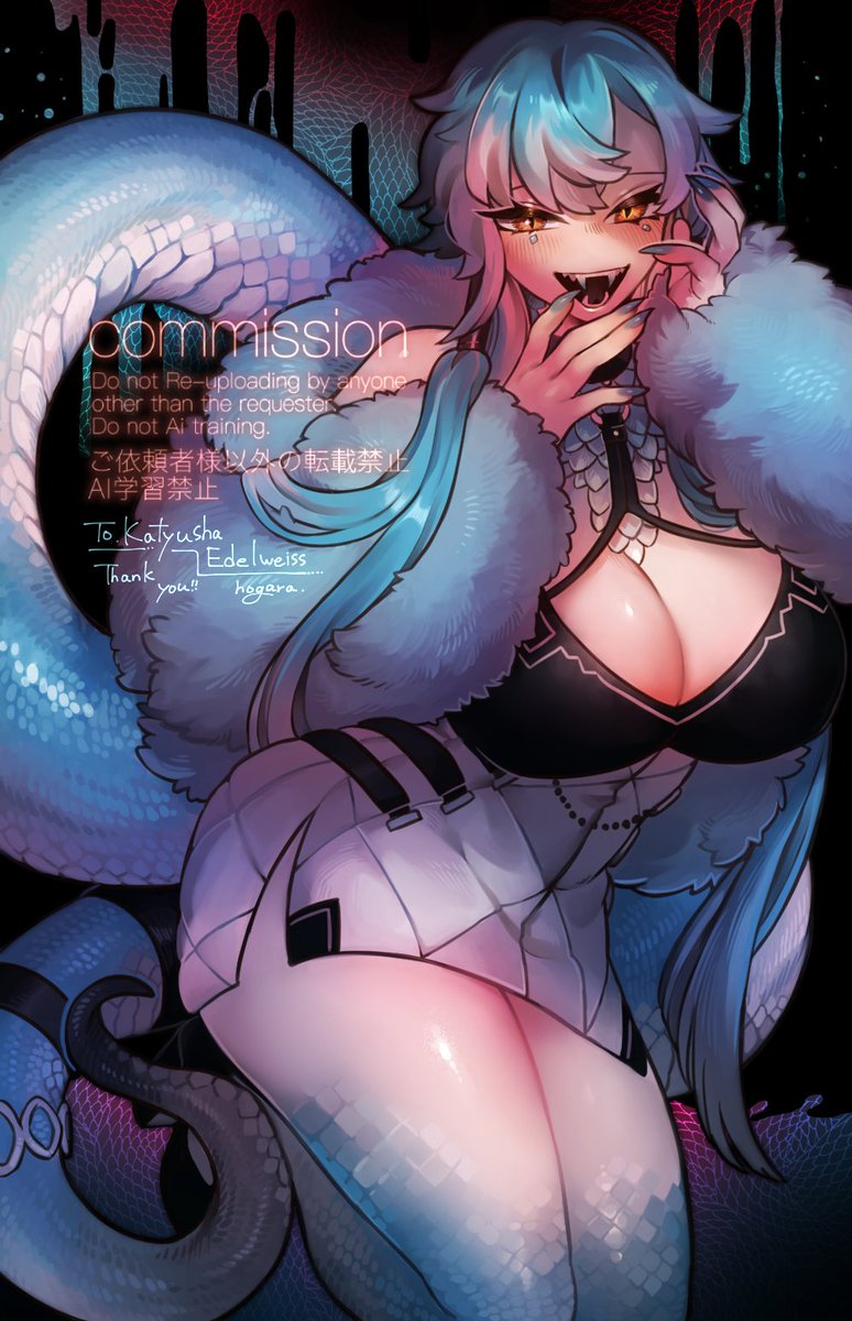 【Skeb】青蛇娘🐍