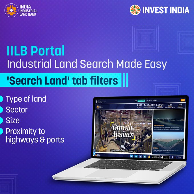 India Industrial Land Bank tweet media