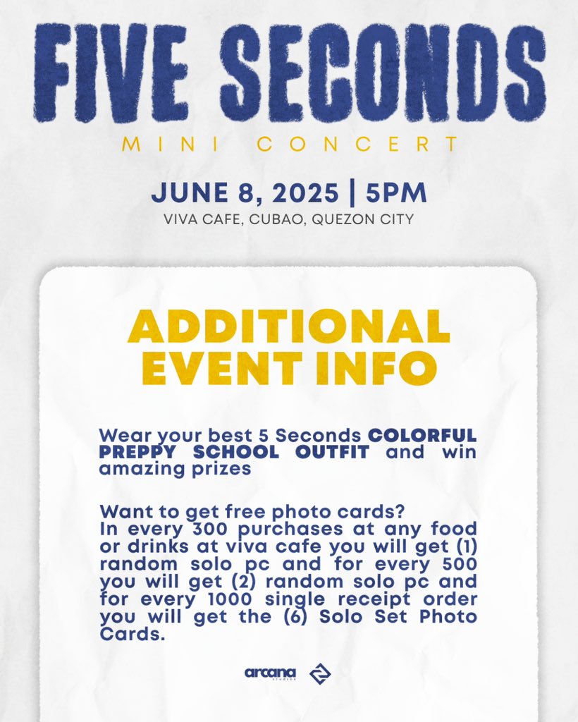 GenZixOfficial's tweet photo. What can happen in a span of 5 seconds?  🤔🖐️
Connection. Joy. Memories. 💜

5 Seconds: Mini Concert 🎤
🗓️ June 8, 2025 | 5PM
📍 Viva Cafe
🔗 https://t.co/sZFE6N4RRF

#GenZix #GenZix5Seconds #GenZixReCreate https://t.co/8mRnb9alfv
