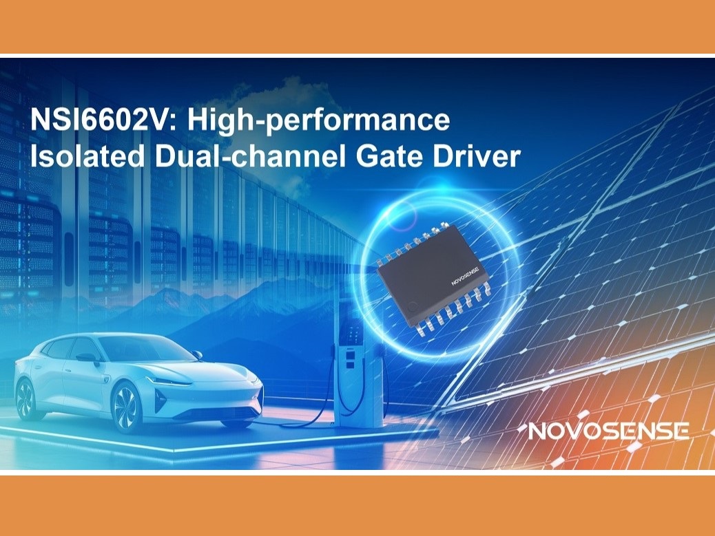 NSI6602V Gate Driver for the Future of Power
Stand: 4A.119 - NOVOSENSE's NSI6602V is a high-reliability, dual-channel isolated gate driver IC which supports up to 2MHz switching, 6A/8A peak drive &amp; 25ns low latency.
Learn more at novosns.com/en/isolated-ha…