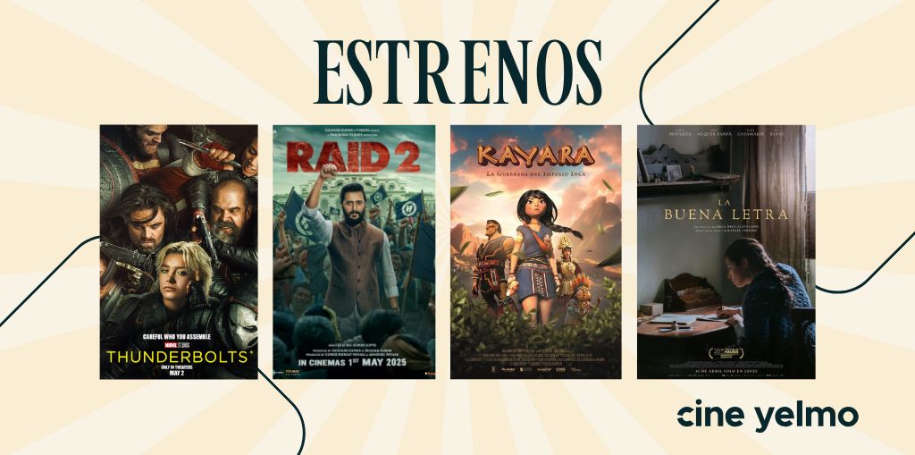 C.C. Vialia Málaga (@ccvialiamalaga) on Twitter photo 🍿 | Finde de #estrenos en
<a href="/CineYelmo/">Cine Yelmo</a>
⭐️ Thunderbolts
⭐️ Raid 2
⭐️ Kayara: La guerrera del imperio Inca
⭐️ La Buena Letra
Compra ya tus entradas aquí 🎟
yelmocines.es/cartelera/mala… 🍿 | Finde de #estrenos en
<a href="/CineYelmo/">Cine Yelmo</a>
⭐️ Thunderbolts
⭐️ Raid 2
⭐️ Kayara: La guerrera del imperio Inca
⭐️ La Buena Letra
Compra ya tus entradas aquí 🎟
yelmocines.es/cartelera/mala…