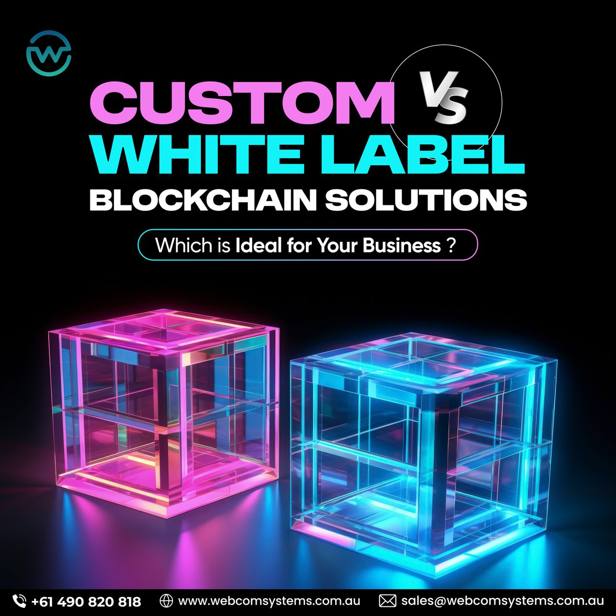WebcomSystemsAU's tweet image. 🔗💻 𝐂𝐮𝐬𝐭𝐨𝐦 𝐯𝐬. 𝐖𝐡𝐢𝐭𝐞 𝐋𝐚𝐛𝐞𝐥 𝐁𝐥𝐨𝐜𝐤𝐜𝐡𝐚𝐢𝐧 𝐒𝐨𝐥𝐮𝐭𝐢𝐨𝐧𝐬 📲

🌎 𝐋𝐢𝐧𝐤:- bit.ly/44Ya7NM

#blockchainsolutions #customblockchain #whitelabelblockchain #webcomsystem #blockchaindevelopment #enterpriseblockchain #decentralizedsolutions