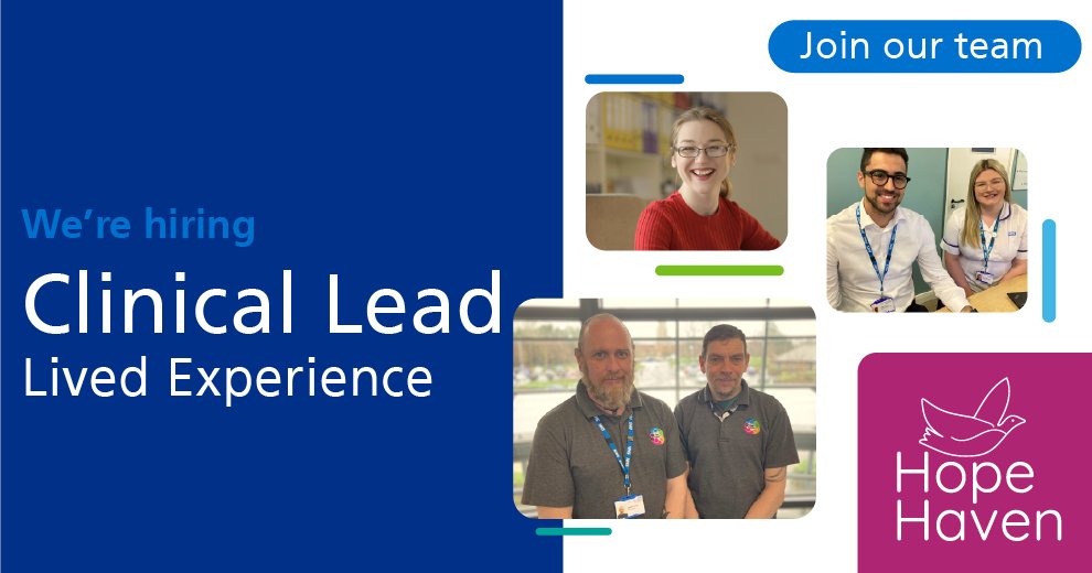 Clinical Lead: Lived Experience

📍 Hope Haven #Whitehaven

Find out more: healthjobsuk.com/job/v7155732

Closing date 15 May 2025