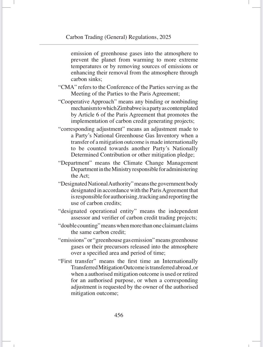 CARBON TRADING GENERAL RULES GAZETTED