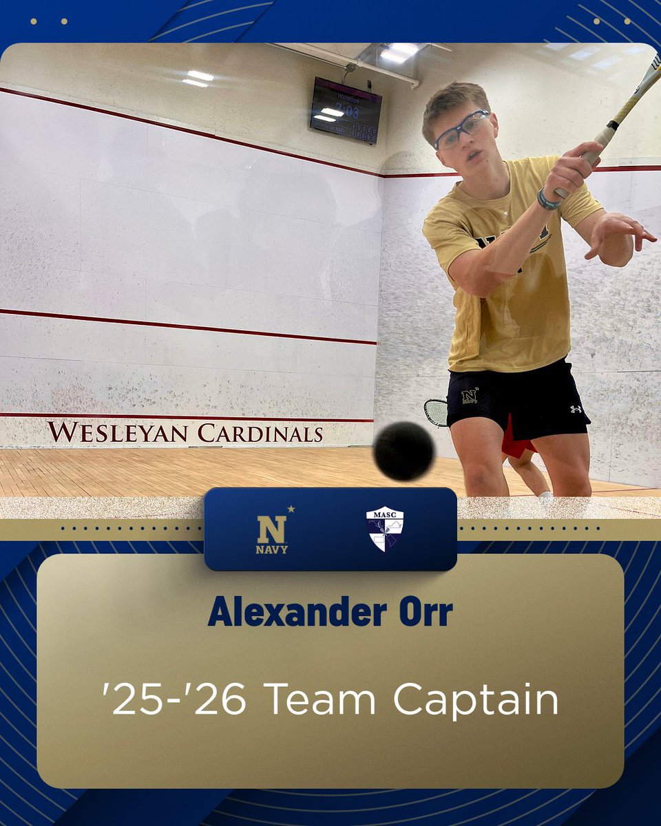 Navy Men's Squash tweet media
